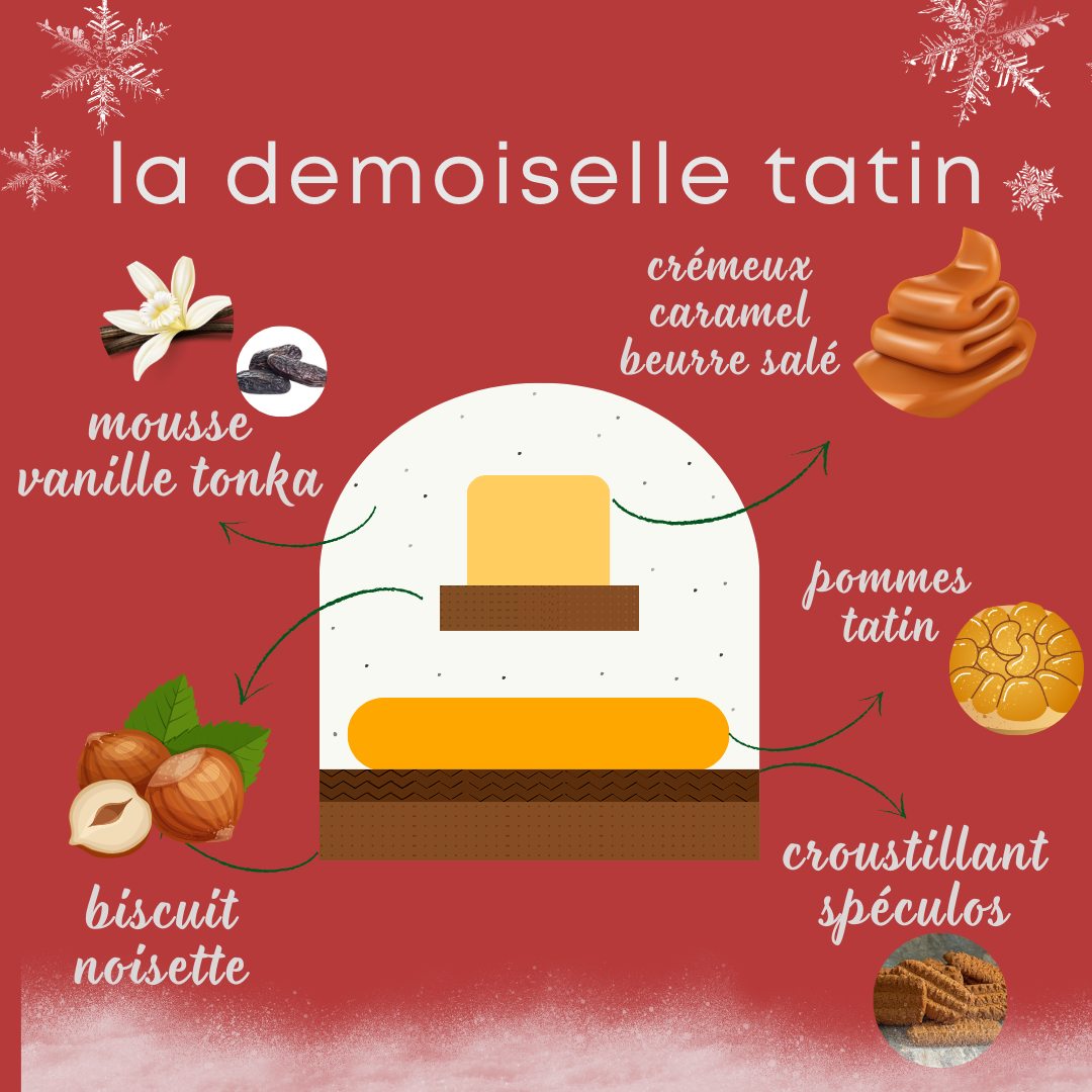 Bûche Demoiselle Tatin