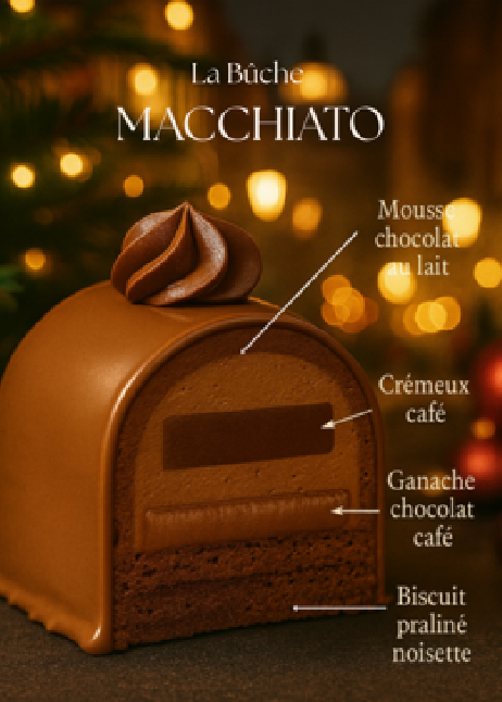 Bûche Passionnément chococolait